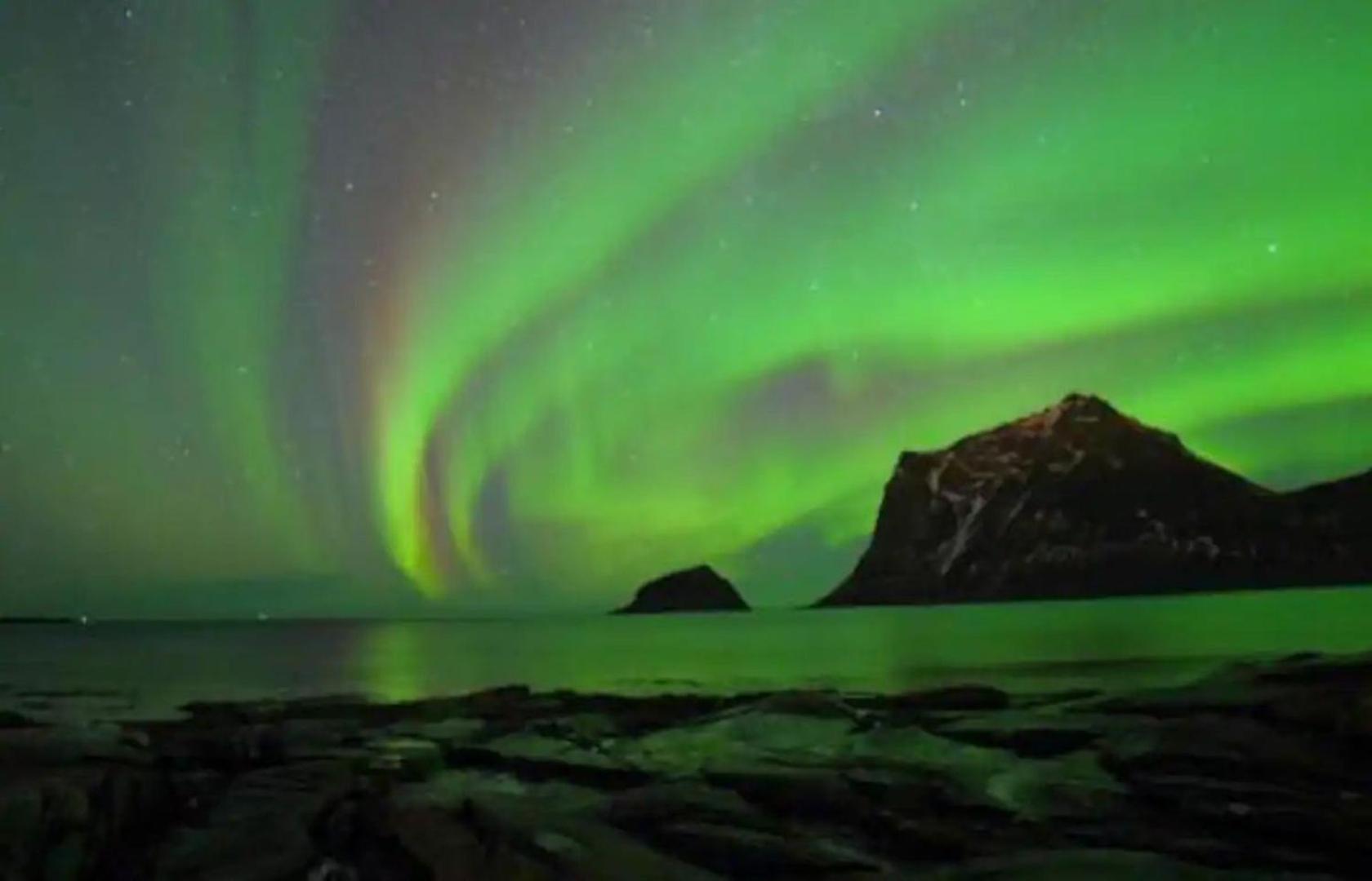 Northern Light Cabin Lofoten Sennesvik Ngoại thất bức ảnh